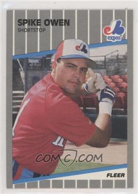 1989 Fleer Update - [Base] #U-98 - Spike Owen