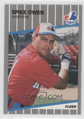 1989 Fleer Update - [Base] #U-98 - Spike Owen