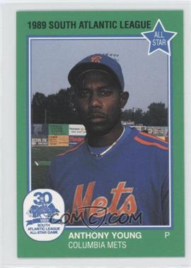 1989 Grand Slam South Atlantic League All-Stars - [Base] #22 - Anthony Young