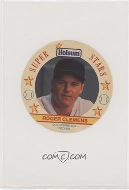 1989 Holsum Bread Super Stars Discs - [Base] #16 - Roger Clemens [EX to NM]