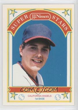 1989 J.J. Nissen Super Stars - Food Issue [Base] #1 - Wally Joyner