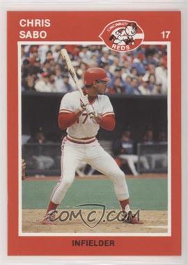 1989 Kahn's Cincinnati Reds - [Base] #17 - Chris Sabo