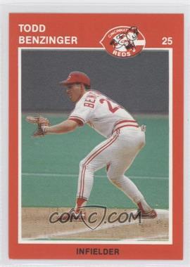 1989 Kahn's Cincinnati Reds - [Base] #25 - Todd Benzinger