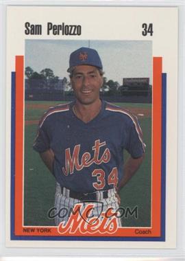 1989 Kahn's New York Mets - [Base] #34 - Sam Perlozzo