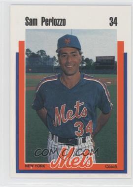 1989 Kahn's New York Mets - [Base] #34 - Sam Perlozzo