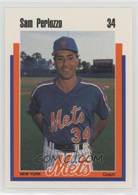 1989 Kahn's New York Mets - [Base] #34 - Sam Perlozzo