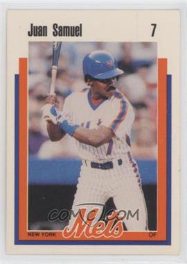 1989 Kahn's New York Mets - [Base] #7 - Juan Samuel