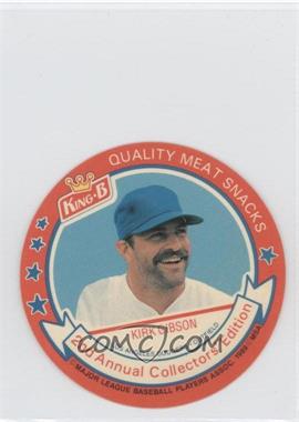 1989 King-B Collector's Edition Discs - [Base] #1 - Kirk Gibson