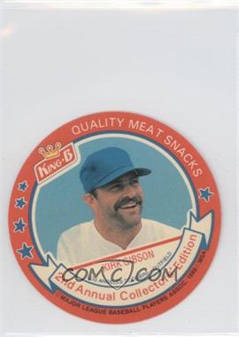 1989 King-B Collector's Edition Discs - [Base] #1 - Kirk Gibson