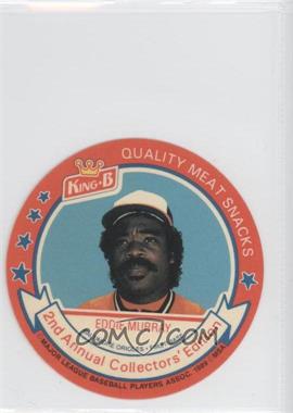 1989 King-B Collector's Edition Discs - [Base] #2 - Eddie Murray