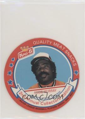 1989 King-B Collector's Edition Discs - [Base] #2 - Eddie Murray