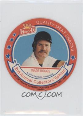 1989 King-B Collector's Edition Discs - [Base] #3 - Wade Boggs