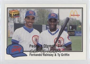 1989 Kodak Peoria Chiefs - [Base] #21 - Fernando Ramsey, Ty Griffin