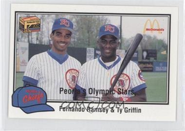 1989 Kodak Peoria Chiefs - [Base] #21 - Fernando Ramsey, Ty Griffin