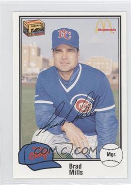 1989 Kodak Peoria Chiefs - [Base] #30 - Brad Mills