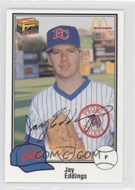 1989 Kodak Peoria Chiefs - [Base] #6 - Jay Eddings