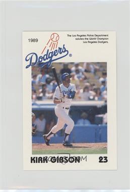 1989 Los Angeles Dodgers Police - [Base] #23 - Kirk Gibson