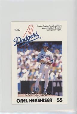1989 Los Angeles Dodgers Police - [Base] #55 - Orel Hershiser