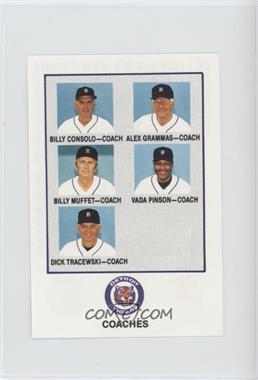 1989 Marathon Oil Detroit Tigers - [Base] #CGMPT - Billy Consolo, Alex Grammas, Billy Muffett, Vada Pinson, Dick Tracewski