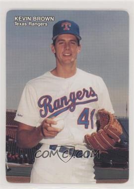 1989 Mother's Cookies Texas Rangers - Stadium Giveaway [Base] #18 - Kevin Brown