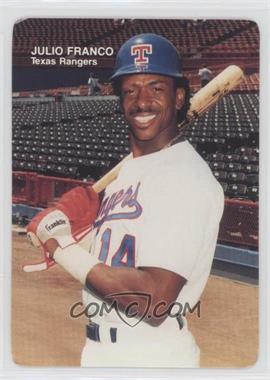 1989 Mother's Cookies Texas Rangers - Stadium Giveaway [Base] #3 - Julio Franco