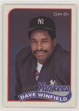 1989 O-Pee-Chee - [Base] #260 - Dave Winfield [EX to NM]