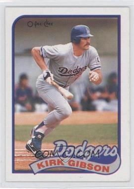 1989 O-Pee-Chee - [Base] #340 - Kirk Gibson