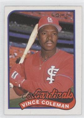 1989 O-Pee-Chee - [Base] #90 - Vince Coleman