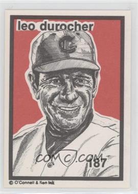 1989 O'Connell & Son Ink Series 6 - [Base] #187 - Leo Durocher