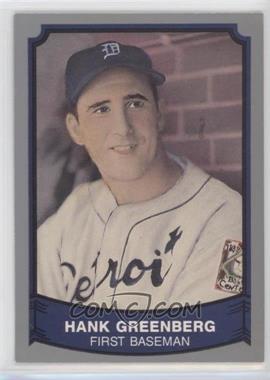 1989 Pacific Baseball Legends 2nd Series - [Base] #195 - Hank Greenberg