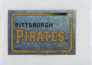 1989 Panini Album Stickers - [Base] #166 - Pittsburgh Pirates Team [Good to VG‑EX]