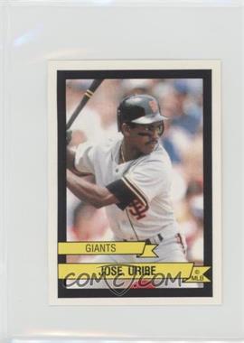 1989 Panini Album Stickers - [Base] #217 - Jose Uribe