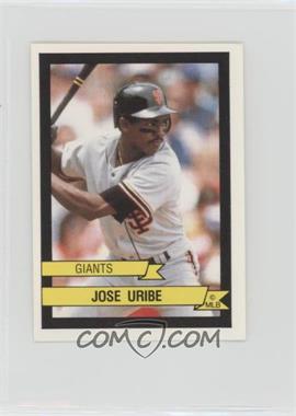 1989 Panini Album Stickers - [Base] #217 - Jose Uribe