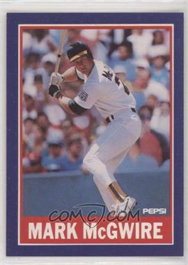 1989 Pepsi Mark McGwire - [Base] #1-12 - Mark McGwire