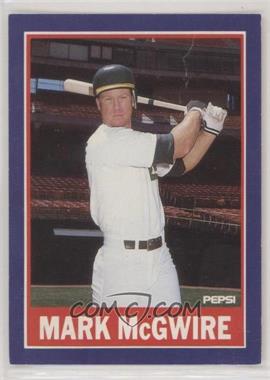 1989 Pepsi Mark McGwire - [Base] #12-12 - Mark McGwire [EX to NM]