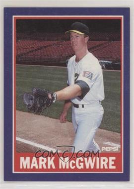 1989 Pepsi Mark McGwire - [Base] #3-12 - Mark McGwire [EX to NM]
