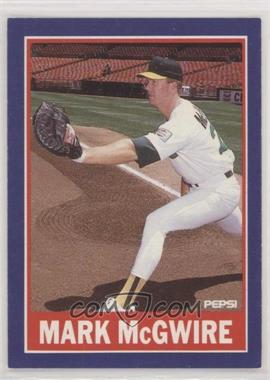 1989 Pepsi Mark McGwire - [Base] #6-12 - Mark McGwire [EX to NM]