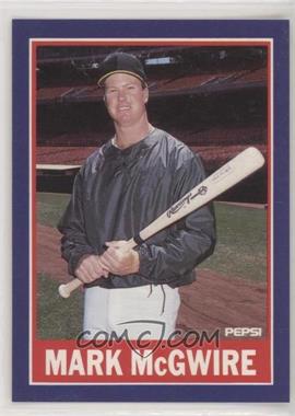 1989 Pepsi Mark McGwire - [Base] #8-12 - Mark McGwire [EX to NM]