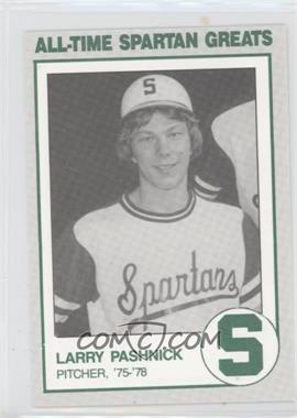 1989 Pepsi Michigan State Spartans Baseball - [Base] #47 - Larry Pashnick