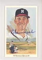 Warren Spahn [BAS Beckett Auth Sticker] #/10,000