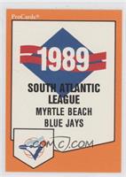 Checklist - Myrtle Beach Blue Jays