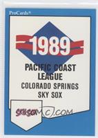 Checklist - Colorado Springs Sky Sox