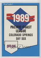 Checklist - Colorado Springs Sky Sox