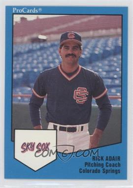 1989 ProCards Minor League Team Sets - [Base] #247 - Rick Adair