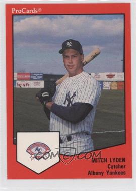 1989 ProCards Minor League Team Sets - [Base] #320 - Mitch Lyden
