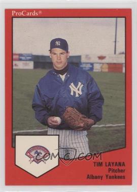 1989 ProCards Minor League Team Sets - [Base] #329 - Tim Layana