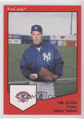 1989 ProCards Minor League Team Sets - [Base] #329 - Tim Layana