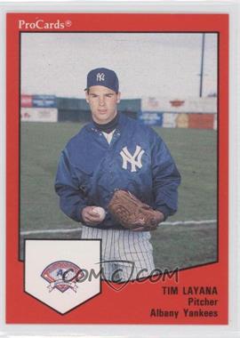 1989 ProCards Minor League Team Sets - [Base] #329 - Tim Layana