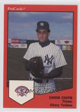 1989 ProCards Minor League Team Sets - [Base] #340 - Darrin Chapin [Noted]