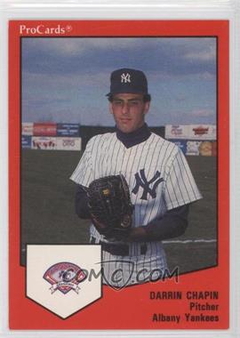 1989 ProCards Minor League Team Sets - [Base] #340 - Darrin Chapin